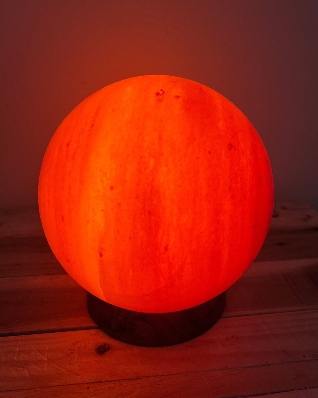 Bol Himalaya zoutlamp, warm oranje gloeiend, 4.0 kg