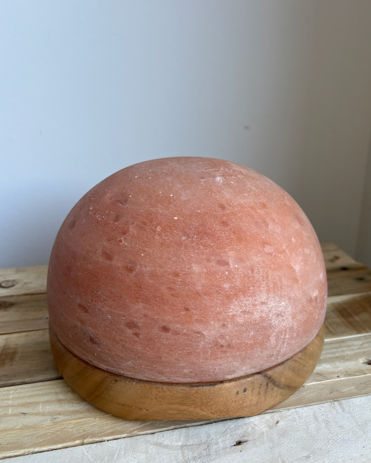 Himalaya zoutsteen detox dome voor voeten, met warmtefunctie voor ontspanning, doorbloeding en natuurlijke ontgifting