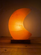 Himalayan Salt Lamp - Shell with Pearl - incl. cable & spare bulb